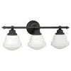 Promo 🔥 Patriot Lighting® Huntley Oil Rubbed Bronze 3 Light Vanity Light ✨ -Patriot Lighting Sales W0170