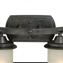 Budget 🔥 Patriot Lighting® Halifax Black Walnut 2 Light Vanity Light ❤️ -Patriot Lighting Sales W0182 1