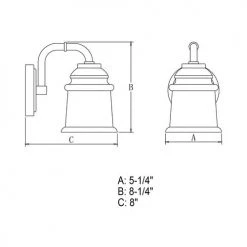Buy ✔️ Patriot Lighting® Toledo Satin Nickel 1 Light Vanity Light 🔔 11 Buy ✔️ Patriot Lighting® Toledo Satin Nickel 1 Light Vanity Light 🔔 -Patriot Lighting Sales W0239 DWG