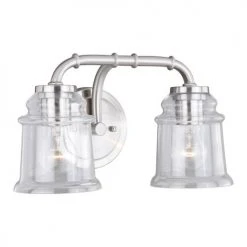 Discount 👏 Patriot Lighting® Toledo Satin Nickel 2 Light Vanity Light 👏