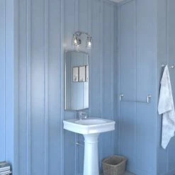 Discount 👏 Patriot Lighting® Toledo Satin Nickel 2 Light Vanity Light 👏 13 Discount 👏 Patriot Lighting® Toledo Satin Nickel 2 Light Vanity Light 👏 -Patriot Lighting Sales W0240 L1