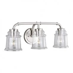 Buy ⭐ Patriot Lighting® Toledo Satin Nickel 3 Light Vanity Light 🛒