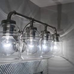 Buy ⭐ Patriot Lighting® Toledo Satin Nickel 3 Light Vanity Light 🛒 -Patriot Lighting Sales W0241 L9