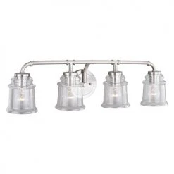 Best reviews of 👍 Patriot Lighting® Toledo Satin Nickel 4 Light Vanity Light ⌛