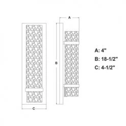 Buy ⭐ Patriot Lighting® Vilo Natural Brass 1 Light Vanity Light ✨ 9 Buy ⭐ Patriot Lighting® Vilo Natural Brass 1 Light Vanity Light ✨ -Patriot Lighting Sales W0310 DWG