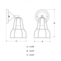 Buy 🧨 Patriot Lighting® Clybourn Oil Rubbed Bronze 1 Light Vanity Light 👍 -Patriot Lighting Sales W0311 DWG