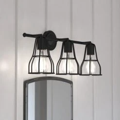 Brand new 🤩 Patriot Lighting® Clybourn Oil Rubbed Bronze 3 Light Vanity Light 🔔 -Patriot Lighting Sales W0313 L2