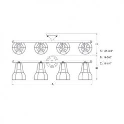 Best reviews of ❤️ Patriot Lighting® Clybourn Oil Rubbed Bronze 4 Light Vanity Light 🤩 11 Best reviews of ❤️ Patriot Lighting® Clybourn Oil Rubbed Bronze 4 Light Vanity Light 🤩 -Patriot Lighting Sales W0314 DWG