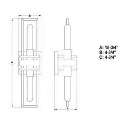 Buy ✔️ Patriot Lighting® Marquis Satin Nickel 2 Light Wall Light 🤩 13 Buy ✔️ Patriot Lighting® Marquis Satin Nickel 2 Light Wall Light 🤩 -Patriot Lighting Sales W0346 DWG
