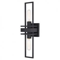 Flash Sale ⭐ Patriot Lighting® Marquis Matte Black 2 Light Wall Light 🌟