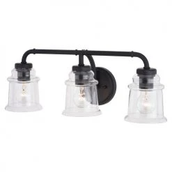 Flash Sale ✨ Patriot Lighting® Toledo Matte Black 3 Light Vanity Light ✨