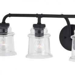 Buy 🎉 Patriot Lighting® Toledo Matte Black 4 Light Vanity Light ✨ -Patriot Lighting Sales W0351 1