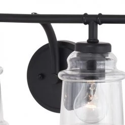 Buy 🎉 Patriot Lighting® Toledo Matte Black 4 Light Vanity Light ✨ -Patriot Lighting Sales W0351 2