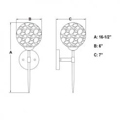 New 💯 Patriot Lighting® Olson Natural Brass 1 Light Wall Light ✨ -Patriot Lighting Sales W0353 DWG