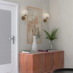 New 💯 Patriot Lighting® Olson Natural Brass 1 Light Wall Light ✨ -Patriot Lighting Sales W0353 L1