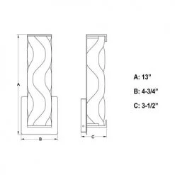 Cheap 🔔 Patriot Lighting® Marseille Chrome 1 Light Wall Light ❤️ -Patriot Lighting Sales W0357 DWG