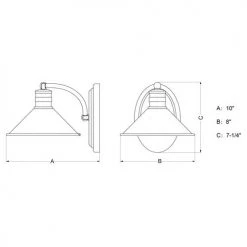 Coupon ⭐ Patriot Lighting® Akron Matte White 1 Light Vanity Light ✨ 15 Coupon ⭐ Patriot Lighting® Akron Matte White 1 Light Vanity Light ✨ -Patriot Lighting Sales W0375 DWG