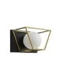 Best Pirce 🛒 Patriot Lighting® Neema Black And Gold 1-Light Indoor Wall Light ✔️ -Patriot Lighting Sales WSM2 1BKG