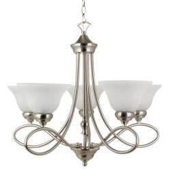 Buy 💯 Patriot Lighting® Rianto 5-Light Brushed Nickel Chandelier 🎁