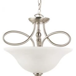 Best deal ⭐ Patriot Lighting Rianto 3-Light Diameter Brushed Nickel Convertible Pendant ✨