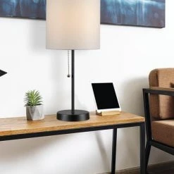 Best deal 😍 Patriot Lighting® Stick Table Lamp ❤️ -Patriot Lighting Sales m12209bl wh Lifestyle