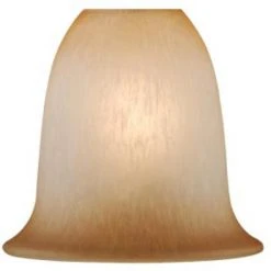 Best deal ❤️ Patriot Lighting® Etched Champagne Bell Replacement Glass With 1-5/8" Fitter ✨