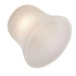 Outlet 😀 Turn Of The Century Patriot Lighting® Frosted Ribbed Bell Replacement Glass With 2-1/4" Fitter ❤️