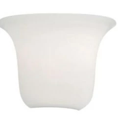 Discount 😍 Patriot Lighting® Etched White Bell Replacement Glass With 2-1/4" Fitter 🎉