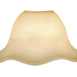 Outlet ❤️ Patriot Lighting® Amber Flake Floral Replacement Glass With 1-5/8" Fitter 🔥