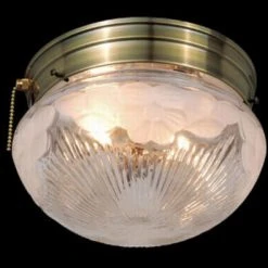 Wholesale 🥰 Patriot Lighting® Flora Antique Brass 2-Light Flush Mount Ceiling Light ✔️