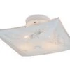 Budget 🥰 Patriot Lighting® Harvest White 2-Light Semi-Flush Mount Ceiling Light 👏 -Patriot Lighting Sales vx cc3235w
