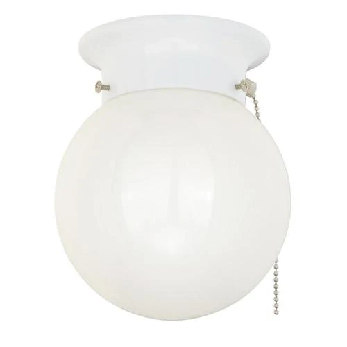 New 🎉 Patriot Lighting® Globe White Integrated LED Flush Mount Ceiling Light 🔔 3 New 🎉 Patriot Lighting® Globe White Integrated LED Flush Mount Ceiling Light 🔔