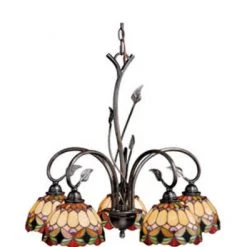 Best deal ⌛ Patriot Lighting® Belle 5-Light Oil Shale Chandelier 🔥