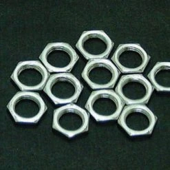 Discount 🌟 Patriot Lighting® Small Nickel Steel Lock Nuts - 12 Pk 👍