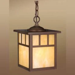 Hot Sale 🎉 Patriot Lighting® Mission 11" Burnished Bronze Outdoor Pendant Light 🧨