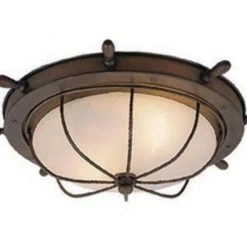 Best Pirce ✔️ Patriot Lighting® Orleans Antique Red Copper 2-Light Ceiling Light 🛒