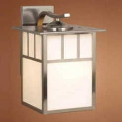 New 👍 Patriot Lighting® Mission Stainless Steel Outdoor Wall Light 🔔