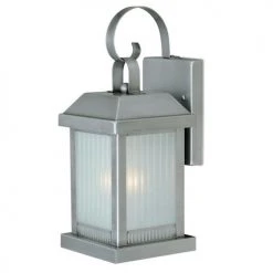Hot Sale 🔥 Patriot Lighting® Meridian Painted Brushed Nickel Outdoor Wall Light ⭐