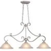 Budget ✨ Patriot Lighting® Monrovia Brushed Nickel 3-Light Island Light ⌛ 2 Budget ✨ Patriot Lighting® Monrovia Brushed Nickel 3-Light Island Light ⌛ -Patriot Lighting Sales vx pd35413bn